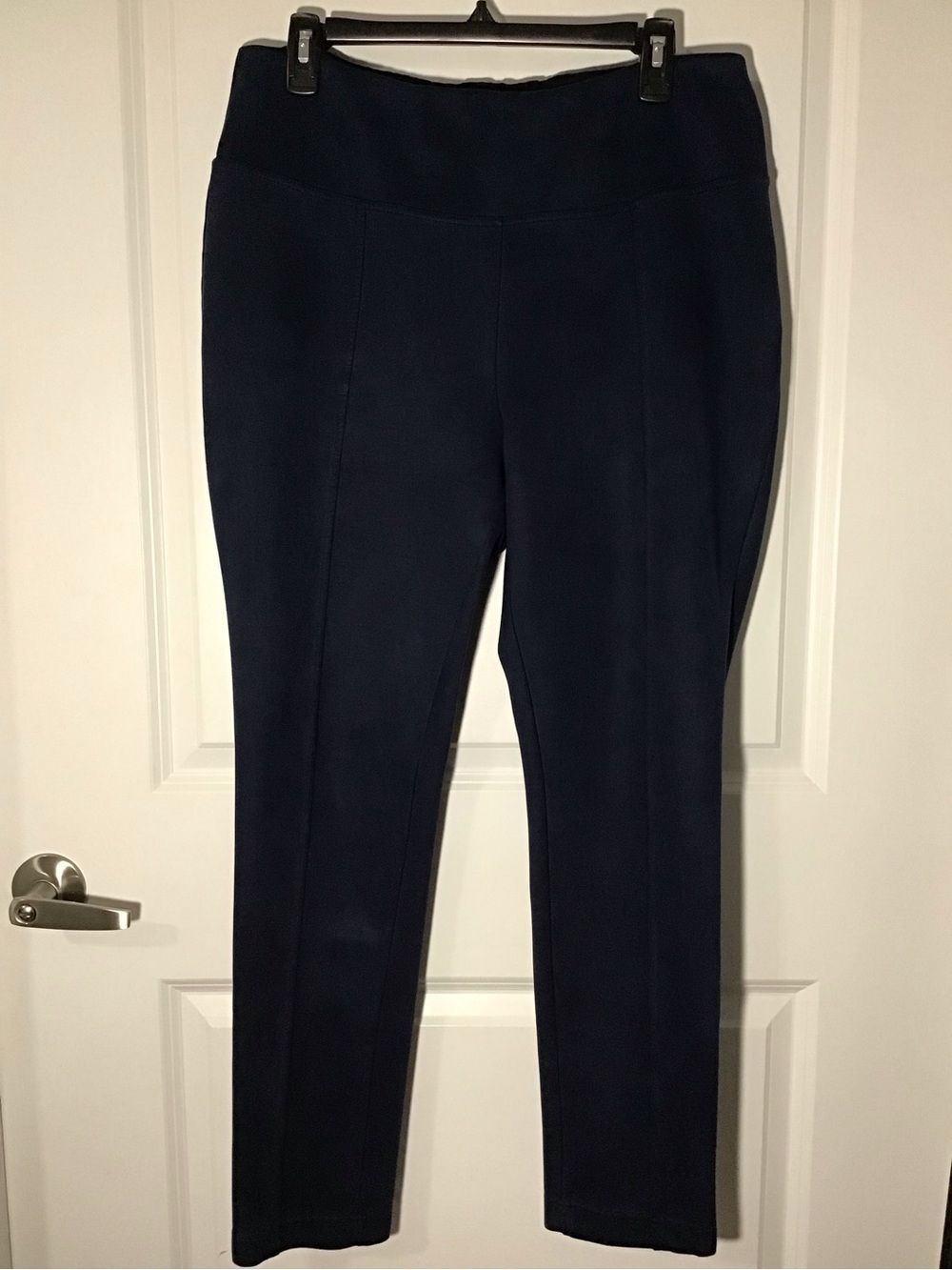 Andrew Marc Navy Straight Leg Pants Size L